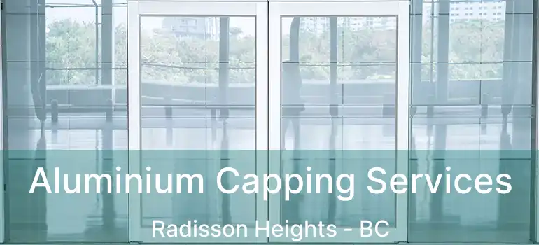  Aluminium Capping Services Radisson Heights - BC