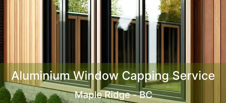  Aluminium Window Capping Service Maple Ridge - BC