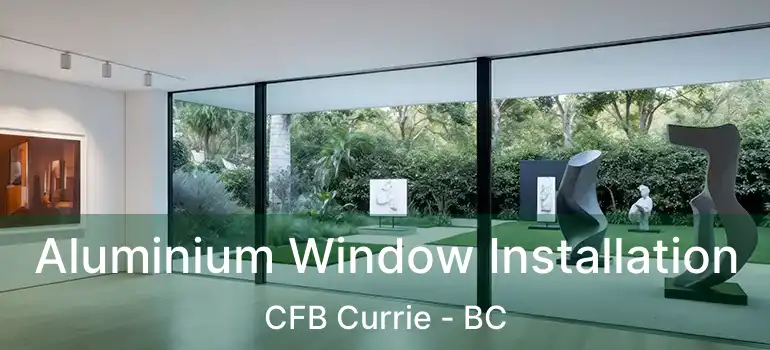  Aluminium Window Installation CFB Currie - BC