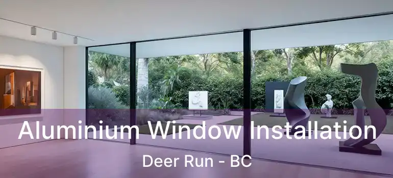  Aluminium Window Installation Deer Run - BC