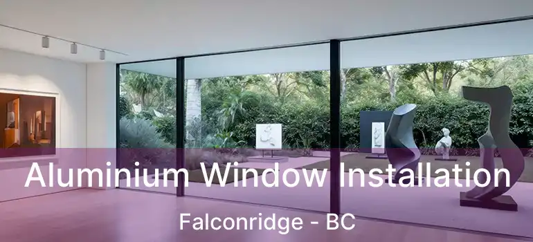  Aluminium Window Installation Falconridge - BC