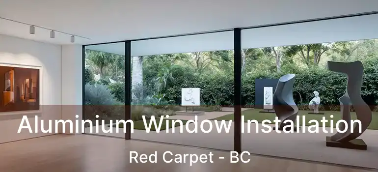  Aluminium Window Installation Red Carpet - BC