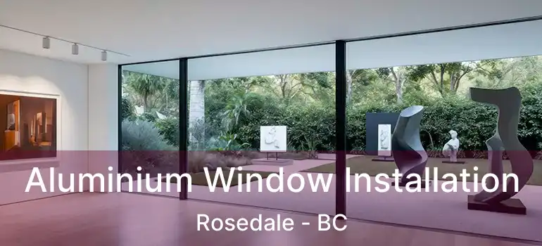  Aluminium Window Installation Rosedale - BC