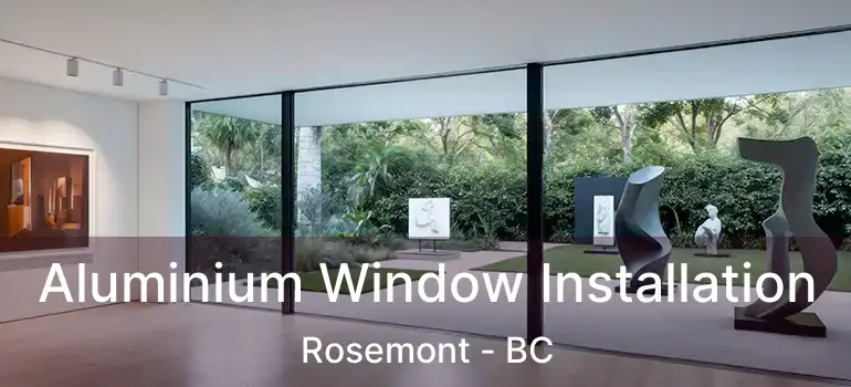  Aluminium Window Installation Rosemont - BC