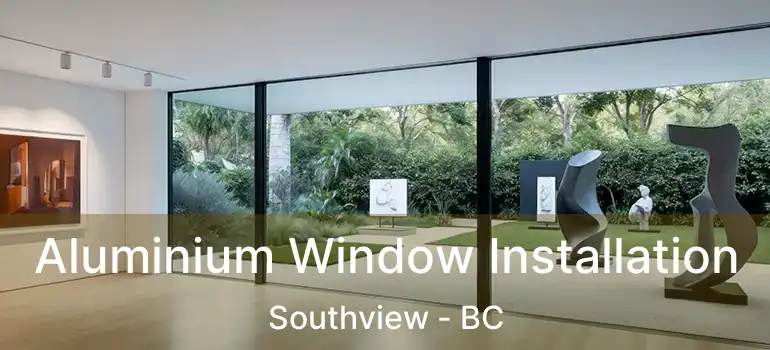  Aluminium Window Installation Southview - BC
