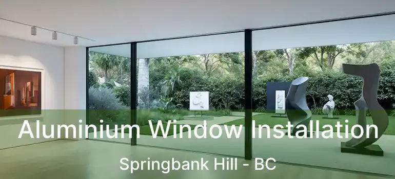  Aluminium Window Installation Springbank Hill - BC