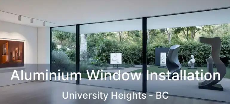  Aluminium Window Installation University Heights - BC