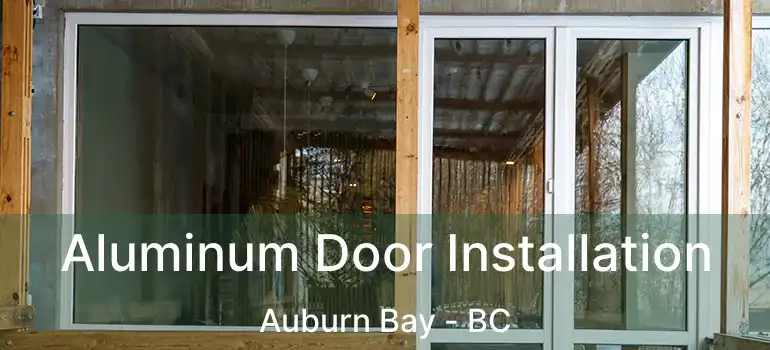  Aluminum Door Installation Auburn Bay - BC