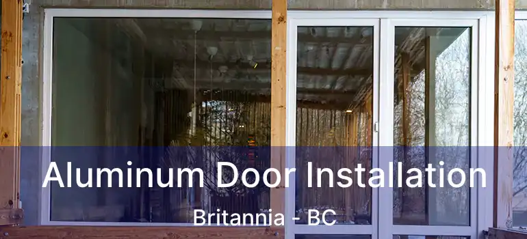  Aluminum Door Installation Britannia - BC