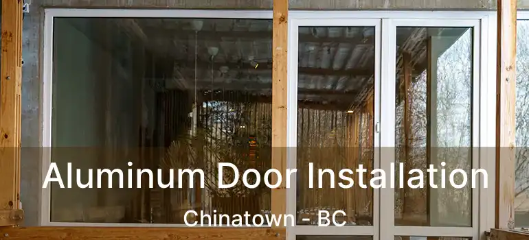  Aluminum Door Installation Chinatown - BC