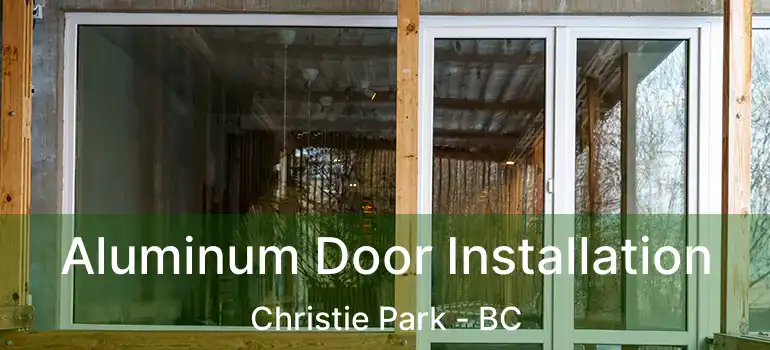 Aluminum Door Installation Christie Park - BC