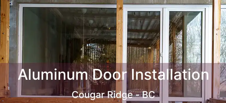  Aluminum Door Installation Cougar Ridge - BC