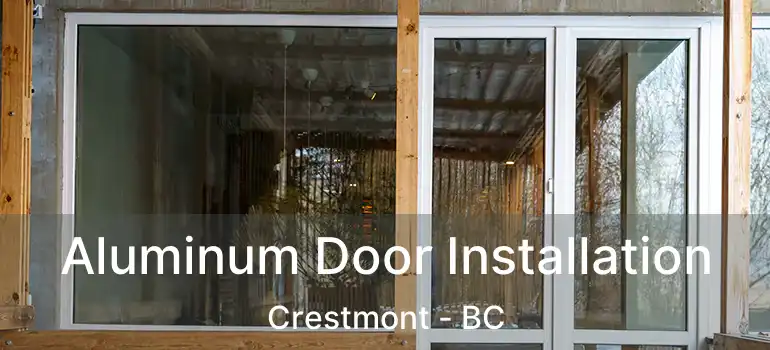  Aluminum Door Installation Crestmont - BC