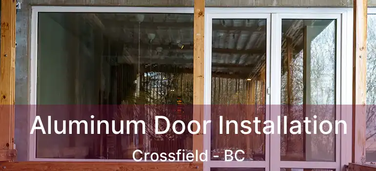  Aluminum Door Installation Crossfield - BC