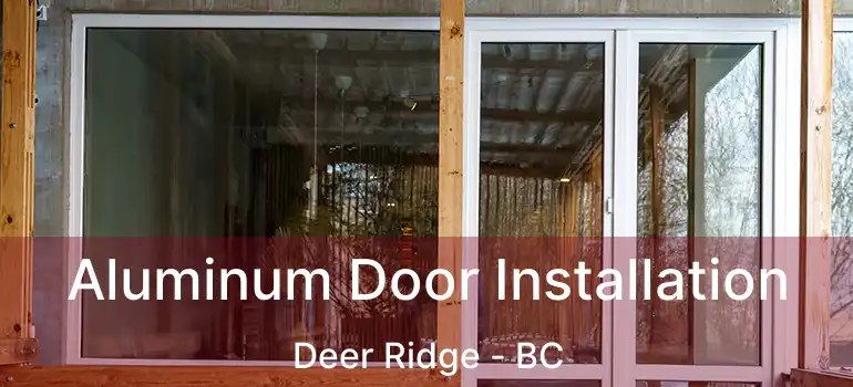  Aluminum Door Installation Deer Ridge - BC