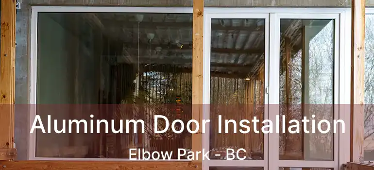  Aluminum Door Installation Elbow Park - BC