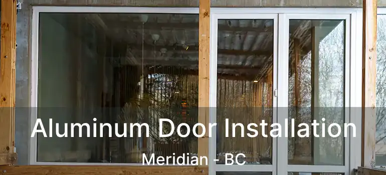  Aluminum Door Installation Meridian - BC