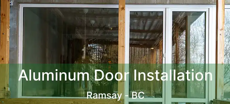  Aluminum Door Installation Ramsay - BC