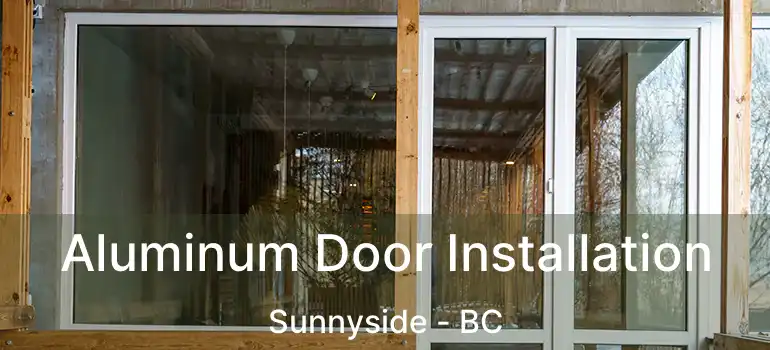  Aluminum Door Installation Sunnyside - BC