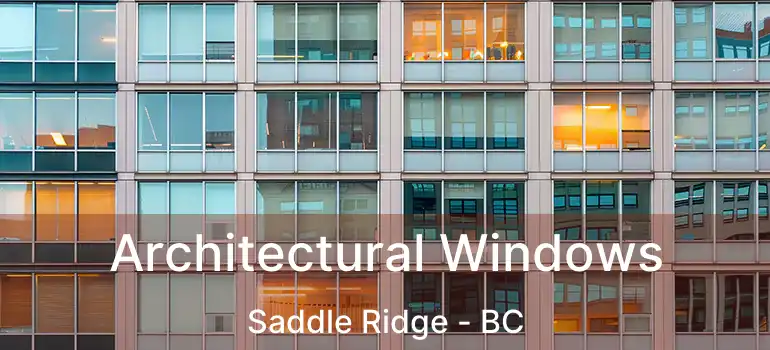  Architectural Windows Saddle Ridge - BC