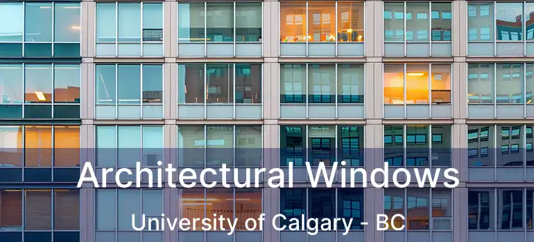  Architectural Windows University of Calgary - BC