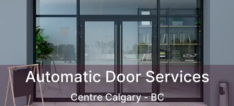  Automatic Door Services Centre Calgary - BC