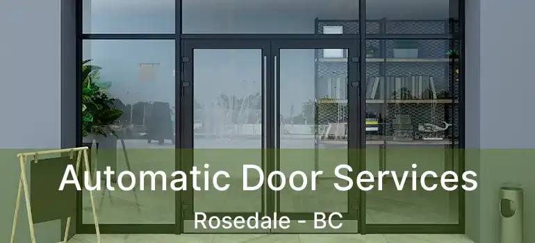  Automatic Door Services Rosedale - BC
