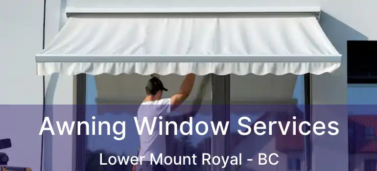  Awning Window Services Lower Mount Royal - BC