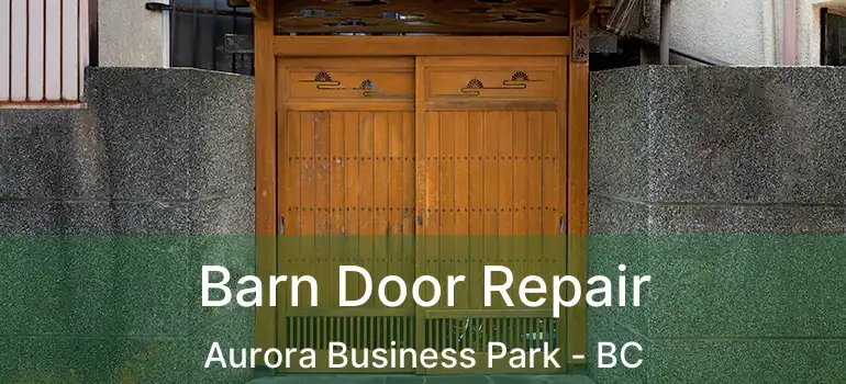  Barn Door Repair Aurora Business Park - BC