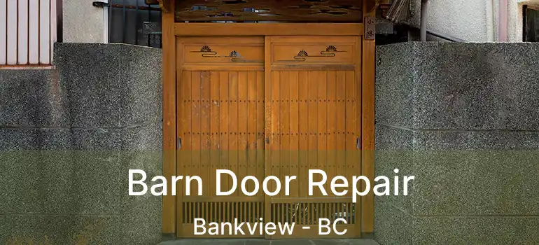  Barn Door Repair Bankview - BC