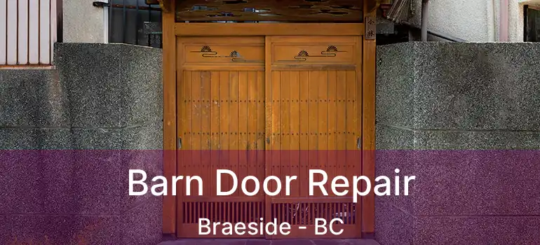  Barn Door Repair Braeside - BC