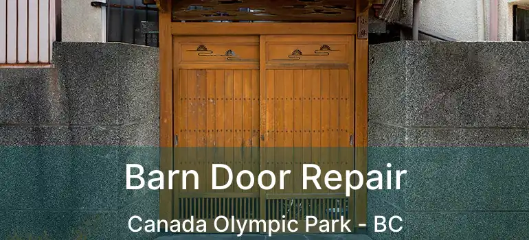  Barn Door Repair Canada Olympic Park - BC