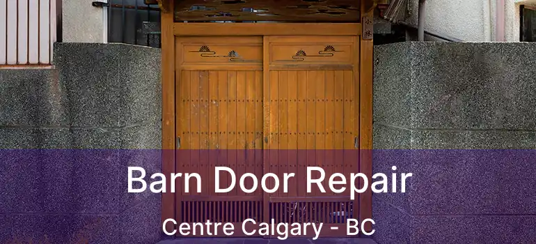  Barn Door Repair Centre Calgary - BC