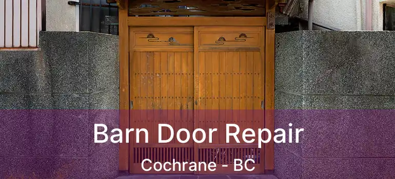  Barn Door Repair Cochrane - BC