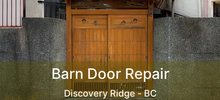  Barn Door Repair Discovery Ridge - BC