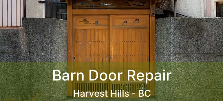  Barn Door Repair Harvest Hills - BC
