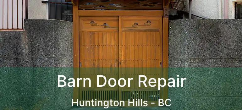  Barn Door Repair Huntington Hills - BC