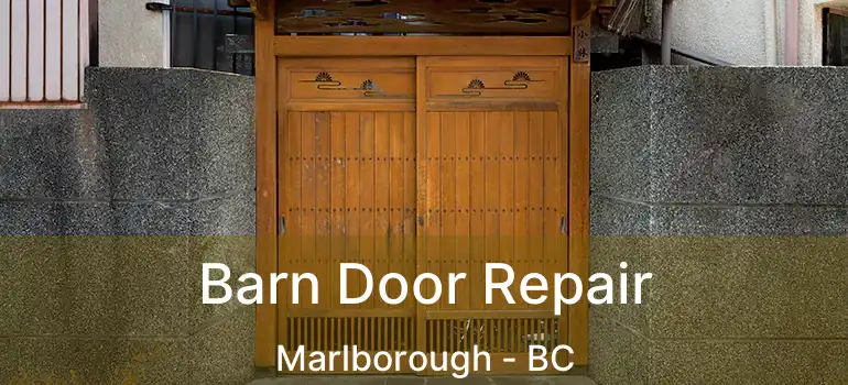  Barn Door Repair Marlborough - BC