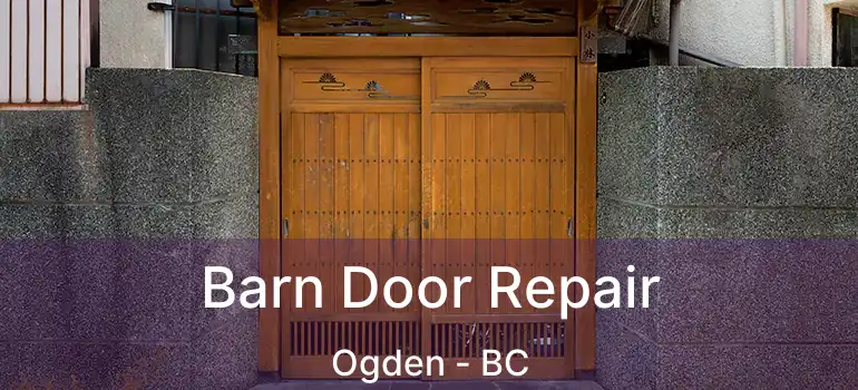  Barn Door Repair Ogden - BC