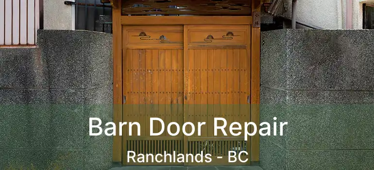  Barn Door Repair Ranchlands - BC