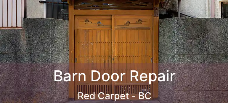  Barn Door Repair Red Carpet - BC