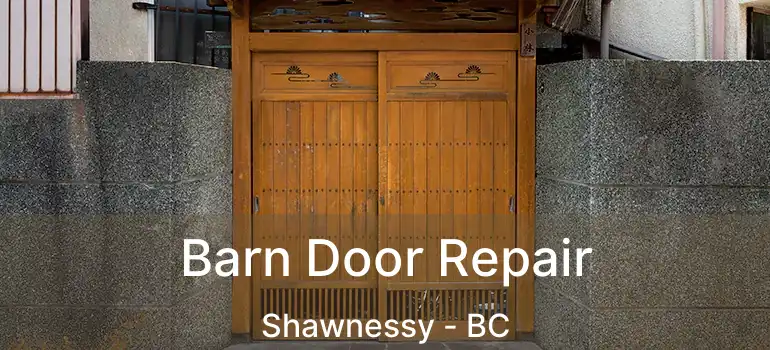  Barn Door Repair Shawnessy - BC