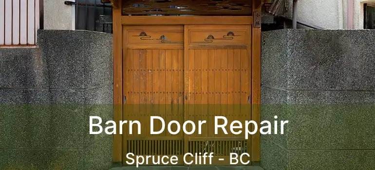  Barn Door Repair Spruce Cliff - BC