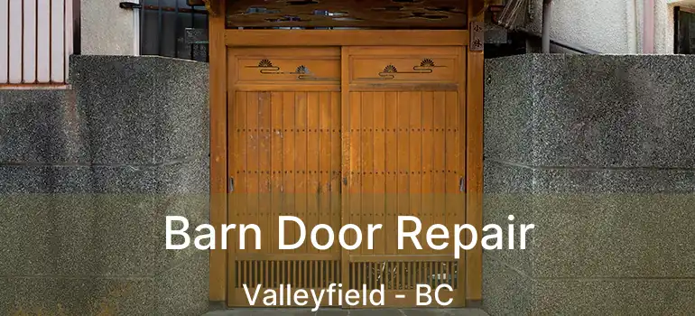  Barn Door Repair Valleyfield - BC