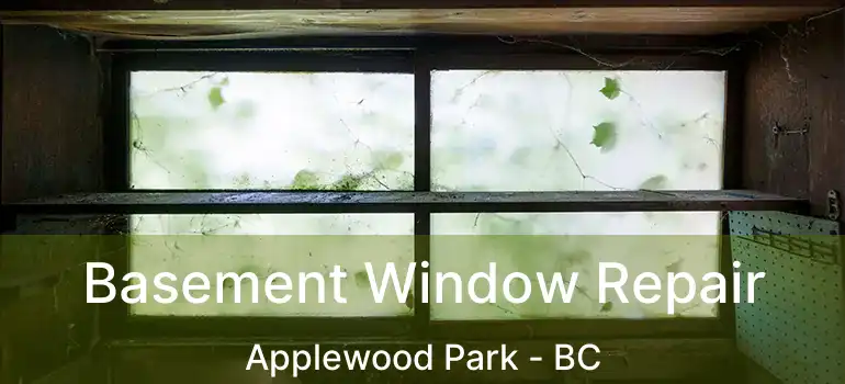  Basement Window Repair Applewood Park - BC
