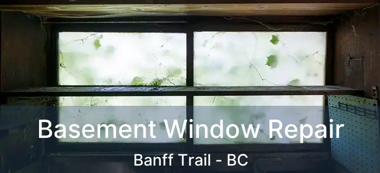  Basement Window Repair Banff Trail - BC