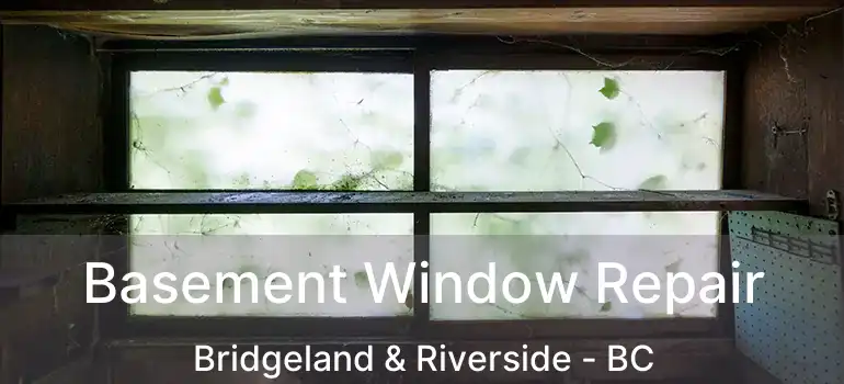  Basement Window Repair Bridgeland & Riverside - BC