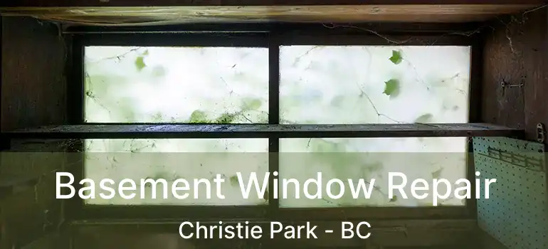  Basement Window Repair Christie Park - BC