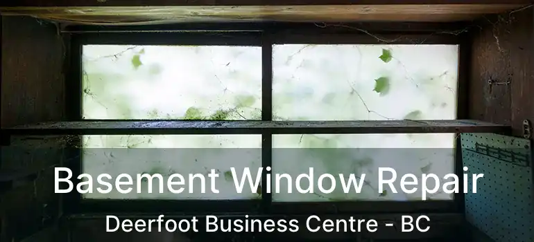  Basement Window Repair Deerfoot Business Centre - BC