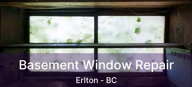  Basement Window Repair Erlton - BC
